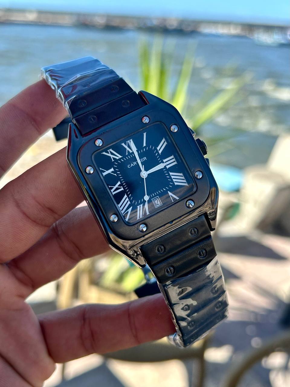 Cartier santos (black)