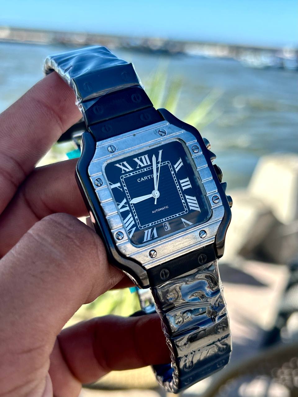 Cartier santos (black)
